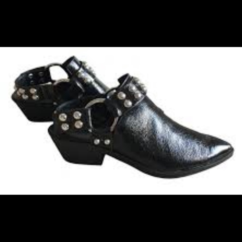 Rebecca Minkoff Black Studded Mules